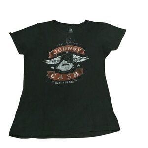 ZION ROOTSWEAR Man in Black Johnny Cash‎ - Size XL Kids